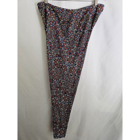 LuLaRoe Leggings TC2 Tall & Curvy 2 Mandala Kaleidoscope Print Multicolor Soft - Picture 4 of 7